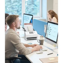 Desktop Scanners<Canon imageFORMULA R50 USB Document Scanner, White (4823C001)