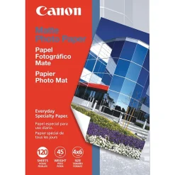 Matte Photo Paper, 4" x 6", 120 Sheets/Pack (CND7981A014) Photo Paper