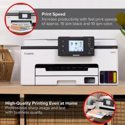 Color Printers<Canon MAXIFY GX1020 Wireless Color Inkjet Printer, All-In-One Supertank, Print, Scan, Copy (GX1020)