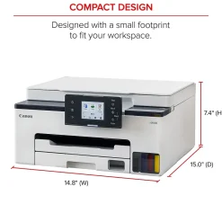 Color Printers<Canon MAXIFY GX1020 Wireless Color Inkjet Printer, All-In-One Supertank, Print, Scan, Copy (GX1020)