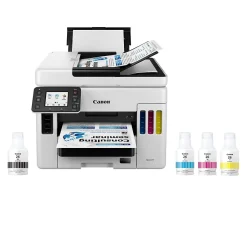 Color Printers<Canon MegaTank MAXIFY GX7021 Wireless Color All-in-One Inkjet Printer (4471C037)