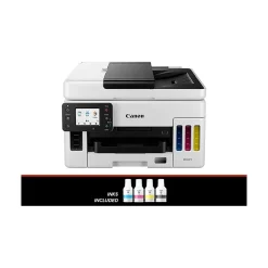Color Printers<Canon MegaTank MAXIFY GX6021 Wireless Color All-in-One Inkjet Printer (4470C037)