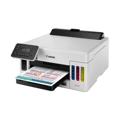 Color Printers<Canon MegaTank MAXIFY GX5020 Inkjet Printer, Single-Function Supertank, Print (5550C002)
