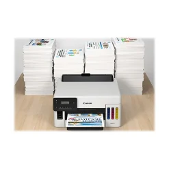 Color Printers<Canon MegaTank MAXIFY GX5020 Inkjet Printer, Single-Function Supertank, Print (5550C002)