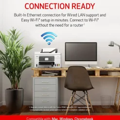 Color Printers<Canon MegaTank MAXIFY GX4020 Wireless Color All-in-One Inkjet Printer (5779C002)