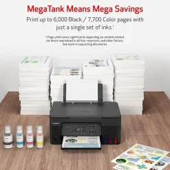 Color Printers<Canon MegaTank PIXMA G2270 Color All-in-One Inkjet Printer (5804C002)
