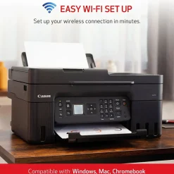 All-In-One Printers<Canon MegaTank PIXMA G4270 Wireless Color All-in-One Inkjet Printer (5807C002)