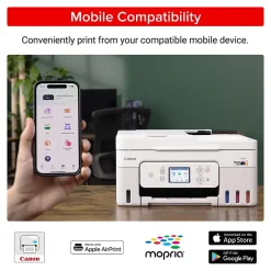 Color Printers<Canon PIXMA G4280 MegaTank Wireless Color Inkjet Printer, All-In-One, Print, Scan, Copy (6704C022)