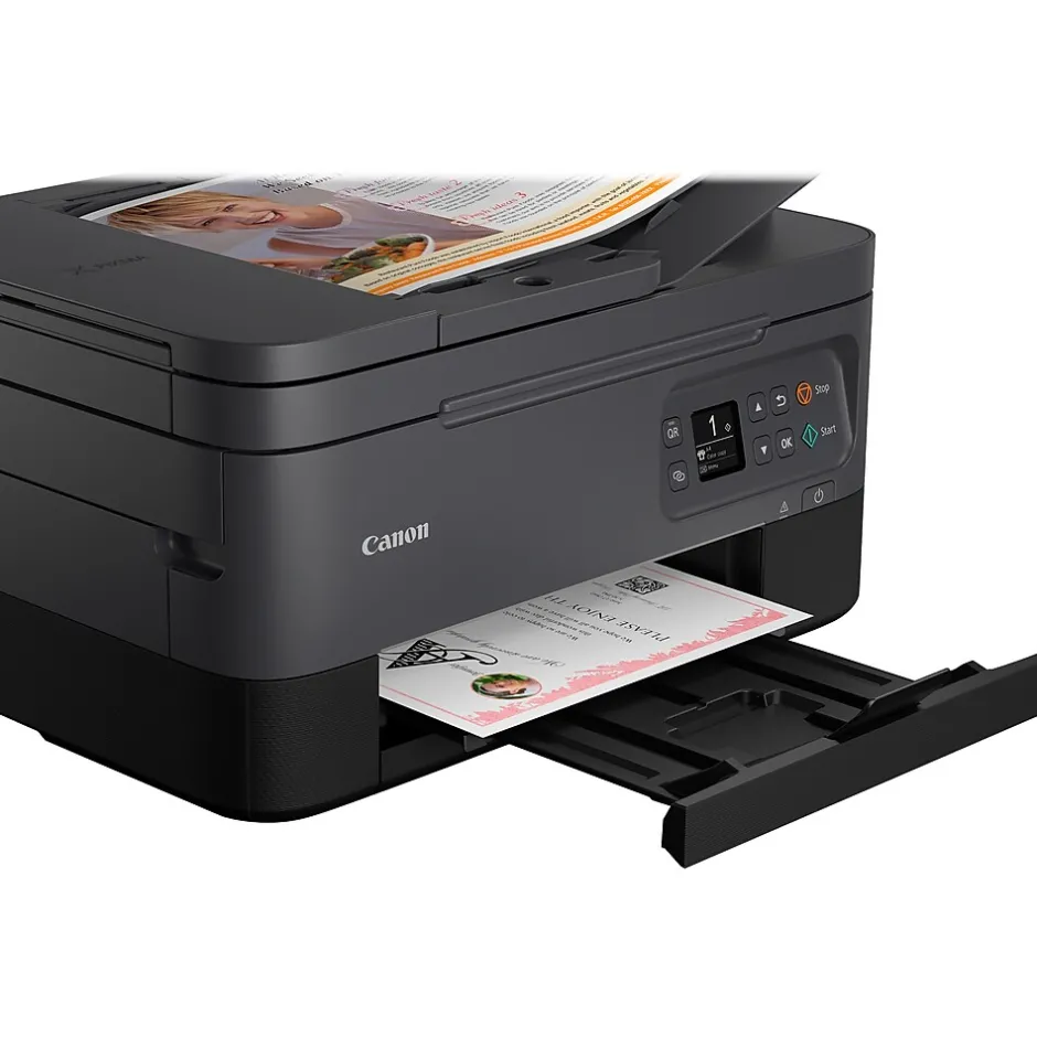 Wireless Printers<Canon PIXMA TR7020a Wireless Color Inkjet Printer, All-In-One, Print, Scan, Copy (TR7020A BLACK)
