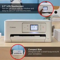 Color Printers<Canon PIXMA TS7720 Wireless Color Inkjet Printer, All-In-One, Print, Scan, Copy (TS7720)