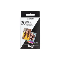 Clearance ZINK Uncoated Photo Paper, 2" x 3", 10 Sheets/Pack, 2 Packs/Carton (3214C001) Photo Paper