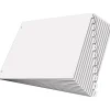 Cardinal ® 11" x 17" Tabloid Write'n Erase® Tab Divider, 12-Tab, White, 1/St Discount