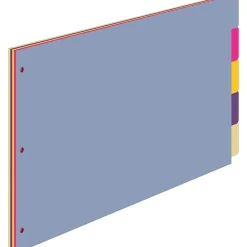 Cardinal Blank Dividers, 5-Tab, Assorted Colors, Set (CRD 84250) Online