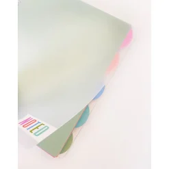 Carolina Pad Noted Premium 5-Subject Subject Notebooks, College Ruled, 150 Sheets, Assorted Colors (17514) Outlet