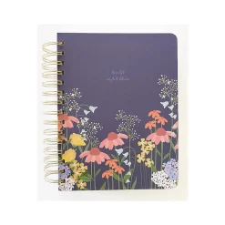 Carolina Pad Wildflower Hardcover Journal, 6" x 8", Ruled, Assorted Colors, 400 Pages (45040)