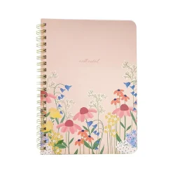 Carolina Pad Wildflower Personal Notebook, 5" x 7", College-Ruled, 80 Sheets, Assorted Colors (35097) Hot