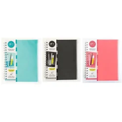 Carolina Pad Zip-It 1-Subject Professional Notebooks, 7" x 8.75", College Ruled, 120 Sheets (55025) Clearance