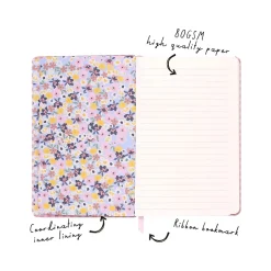Carpe Diem Ballerina Pink Check Journal, 5.24" x 8.27", Wide-Ruled, Pink/White, 192 Pages (9371-CD) Hot