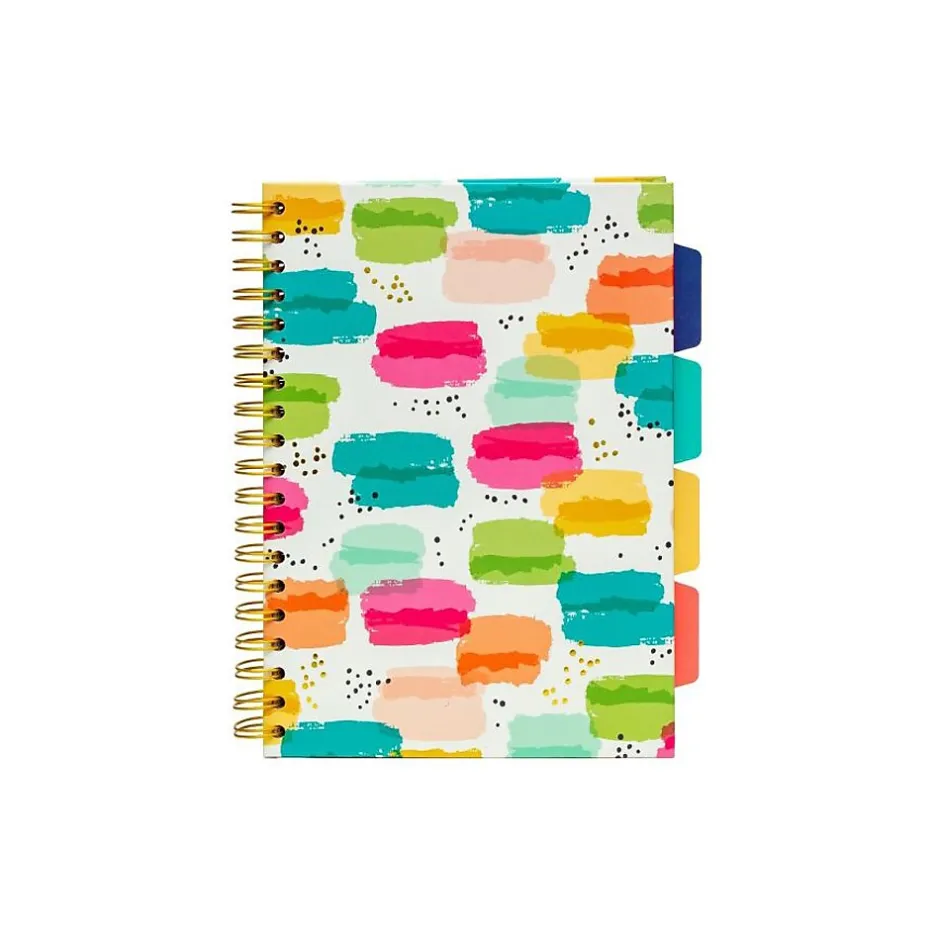 Carpe Diem Color Wash 5-Subject Subject Notebooks, 7.09" x 10", College Ruled, 100 Sheets, Assorted Colors, 3/Pack (9032-CD) Discount