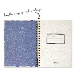 Carpe Diem Feathers 1-Subject Notebook, 7.5