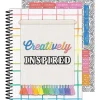 Carson-Dellosa Creatively Inspired Teacher Planner, 128 pages, 116 stickers (105049) Sale