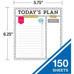 Outlet Today's Plan Notepad Set, Multicolored (145399) Classroom Paper