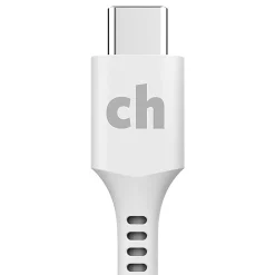 cellhelmet Charge and Sync USB-C to Lightning Round Cable, 1' (CABLE-R-LIGHT-TYPE-C-1)
