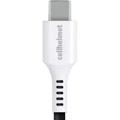cellhelmet Charge and Sync USB-C to USB-A Round Cable, 1' (CABLE-C-A-1-R-G)