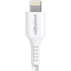cellhelmet Charge and Sync USB-A to Lightning Round Cable, 1' (CABLE-LIGHT-A-1-R-W)