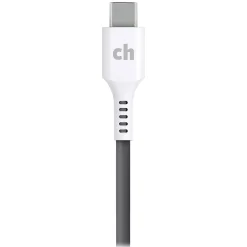 cellhelmet Charge and Sync USB-C to USB-C Round Cable, 10' (CABLE-C-C-10-R-G)