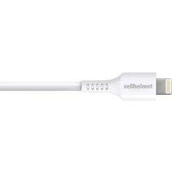 cellhelmet Charge and Sync USB-A to Lightning Round Cable, 3' (CABLE-LIGHT-A-3-R-W)