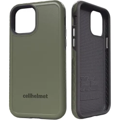 Cell Phone Cases<cellhelmet Fortitude Rugged Case for iPhone 12/12 Pro, Shock Absorbing, Olive Drab Green (CHELCFORTI61OD)