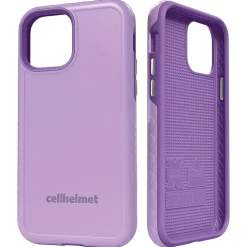 Cell Phone Cases<cellhelmet Fortitude Rugged Case for iPhone 12/12 Pro, Shock Absorbing, Purple (CHELCFORTI61LB)