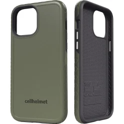 Cell Phone Cases<cellhelmet Fortitude Rugged Case for iPhone 12 Pro Max, Shock Absorbing, Olive Drab Green (CHELCFORTI67OD)