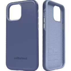 Cell Phone Cases<cellhelmet Fortitude Rugged Case for iPhone 12 Pro Max, Shock Absorbing, Blue (CHELCFORTI67SB)