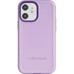 Cell Phone Cases<cellhelmet Fortitude Rugged Case for iPhone 12 mini, Shock Absorbing, Purple (CHELCFORTI54LB)