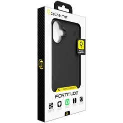 Cell Phone Cases<cellhelmet Fortitude Series MagSafe Phone Case for iPhone 16 Plus, Shock Absorbing, Onyx Black (CF-105-BLK)