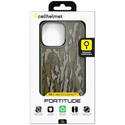 Cell Phone Cases<cellhelmet Fortitude Series MagSafe Phone Case for iPhone 16 Pro Max, Shock Absorbing, Mossy Oak Bottom Lands (CF-107-MO)
