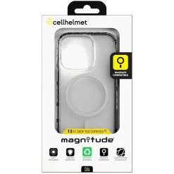Cell Phone Cases<cellhelmet Magnitude Series MagSafe Phone Case for iPhone 16 Pro, Shock Absorbing, Crystal Clear (CM-106-CC)