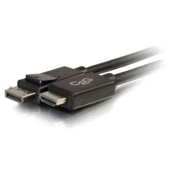 Hdmi Cables<C2G Cables to Go C2G® 54325 3' DisplayPort to HDMI Male/Male Adapter Cable, Black