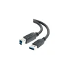 Usb Cables<C2G Cables to Go C2G 547174 Superspeed 6.6 ft. USB A To B Male to Male Cable, Black