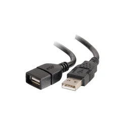 Usb Cables<C2G Cables to Go C2G 3.3' Type-A USB Female/Male Extension Cable, Black