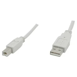 Usb Cables<C2G Cables to Go C2G® 16.4' USB 2.0 A To B Cable, White
