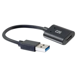 Usb Cables<C2G Cables to Go C2G 0.5' USB A Cable, Black (54428)