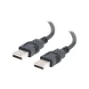 Usb Cables<C2G Cables to Go C2G 6.56' USB A Male/A Male, Black (28106)