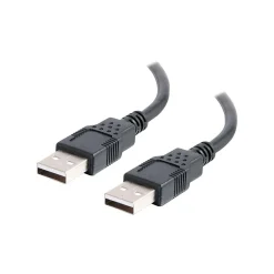 Usb Cables<C2G Cables to Go C2G 6.56' USB A Male/A Male, Black (28106)