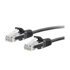 Ethernet Cables<C2G Cables to Go 7' CAT-6 UTP Ethernet Patch Cable, 28 AWG, Black (01106)