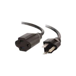 Extension Cords<C2G Cables to Go C2G 6ft 18 AWG Outlet Saver Power Extension Cord (NEMA 5-15P to NEMA 5-15R) Power Extension Cable 6 Ft