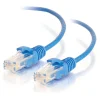 Ethernet Cables<C2G Cables to Go C2G 5ft Cat6 Snagless Unshielded (UTP) Slim Network Patch Cable, Blue