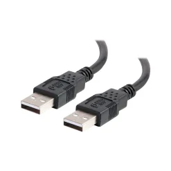 Usb Cables<C2G Cables to Go C2G 1m USB 2.0 A Male to A Male Cable - Black (3.2ft)